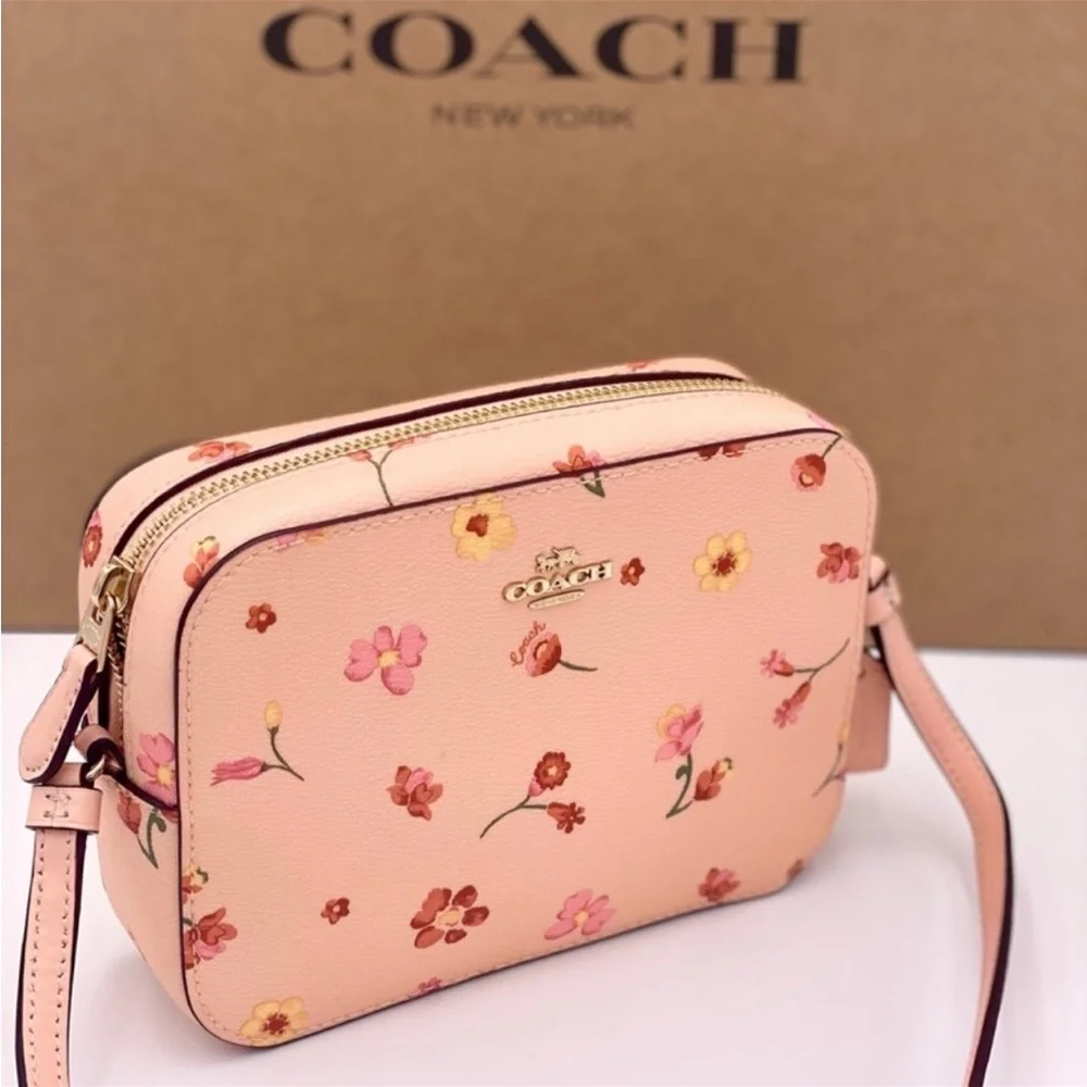 Coach Mini Camera Bag with
Mystical Floral Print Faded Blush
Multi - Picture 1 of 13